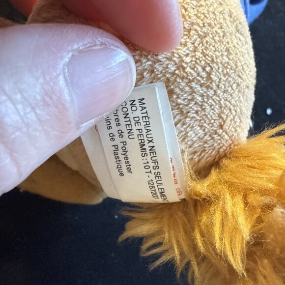 ☆ ~Ty Beanie Baby - SIMON the Chipmunk (Alvin & The Chipmunks) 7" 2010~ ☆ - Picture 6 of 7